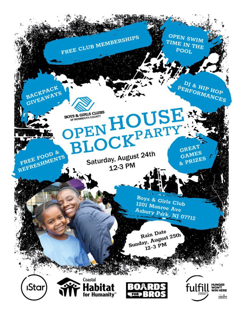 2019 Asbury Park Open House/Block Party Invite