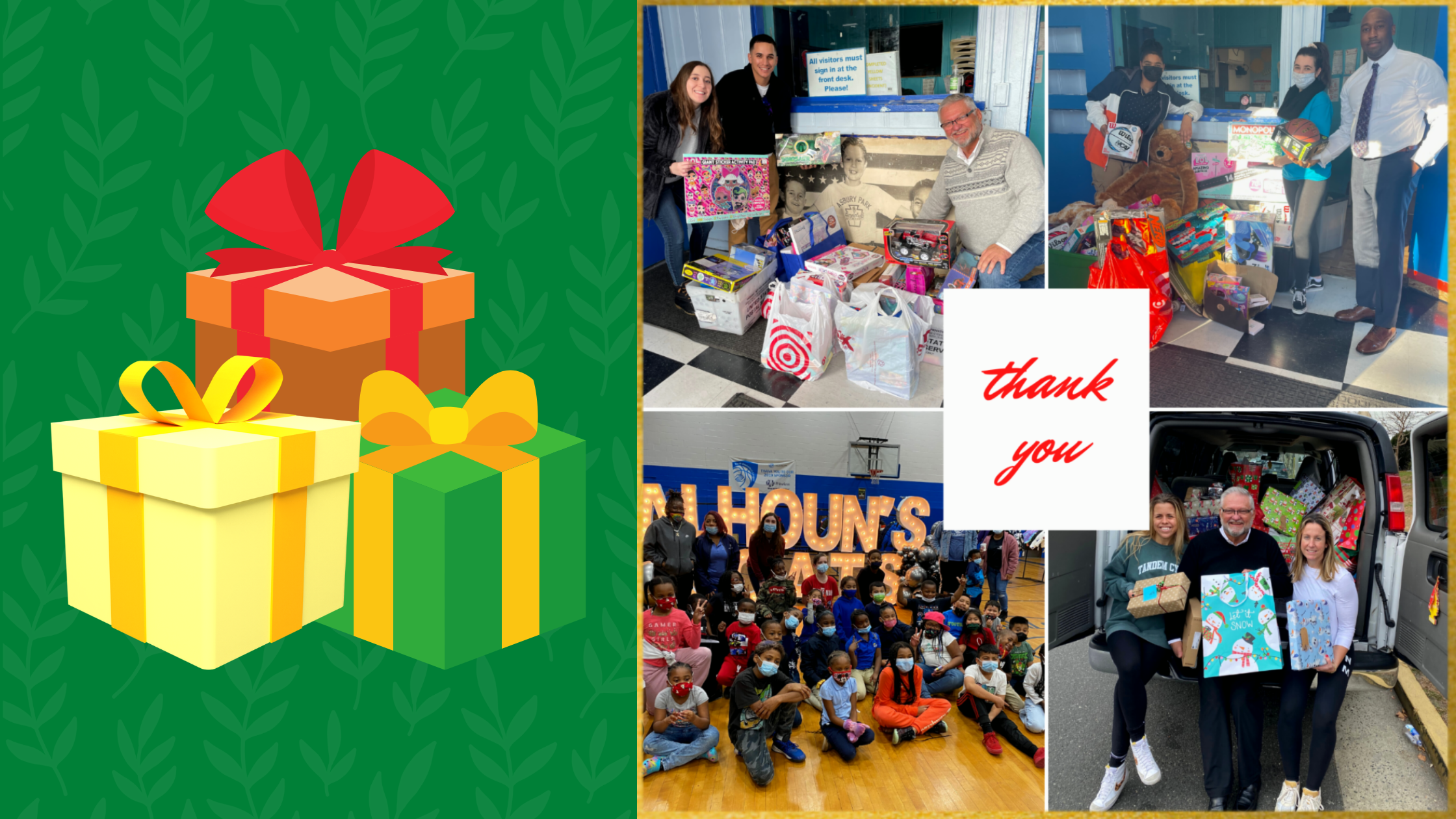 The Club thanks you for your generosity this Holiday Season