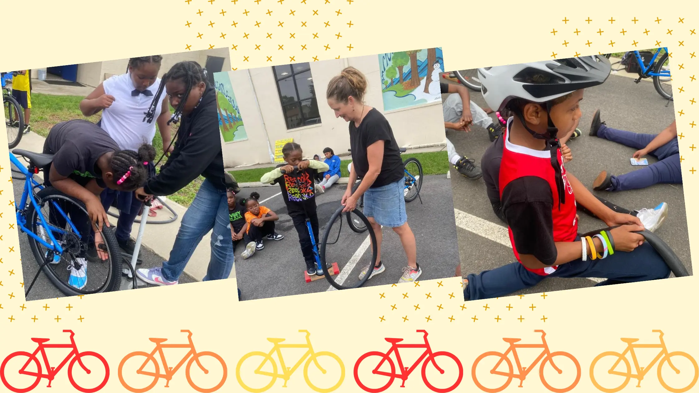 Our wonderful partners from Second Life Bikes came to our Asbury Park Unit to teach our members