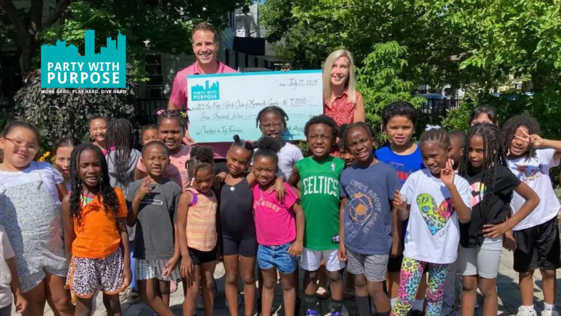 The Boys & Girls Clubs of Monmouth County received a generous $7,000 donation from Party With Purpose's successful “Christmas in July” event at Reef & Barrel in Manasquan.