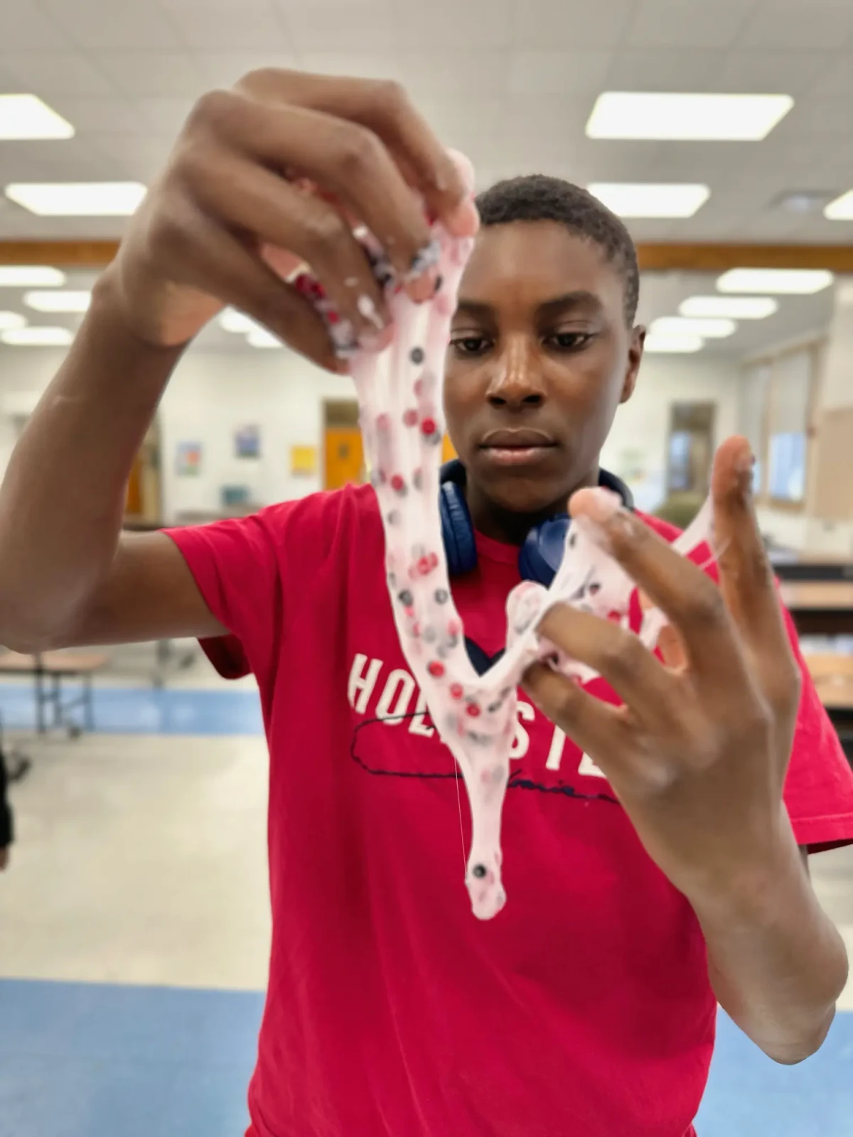 Making Our Own Slime at MLK Middle School